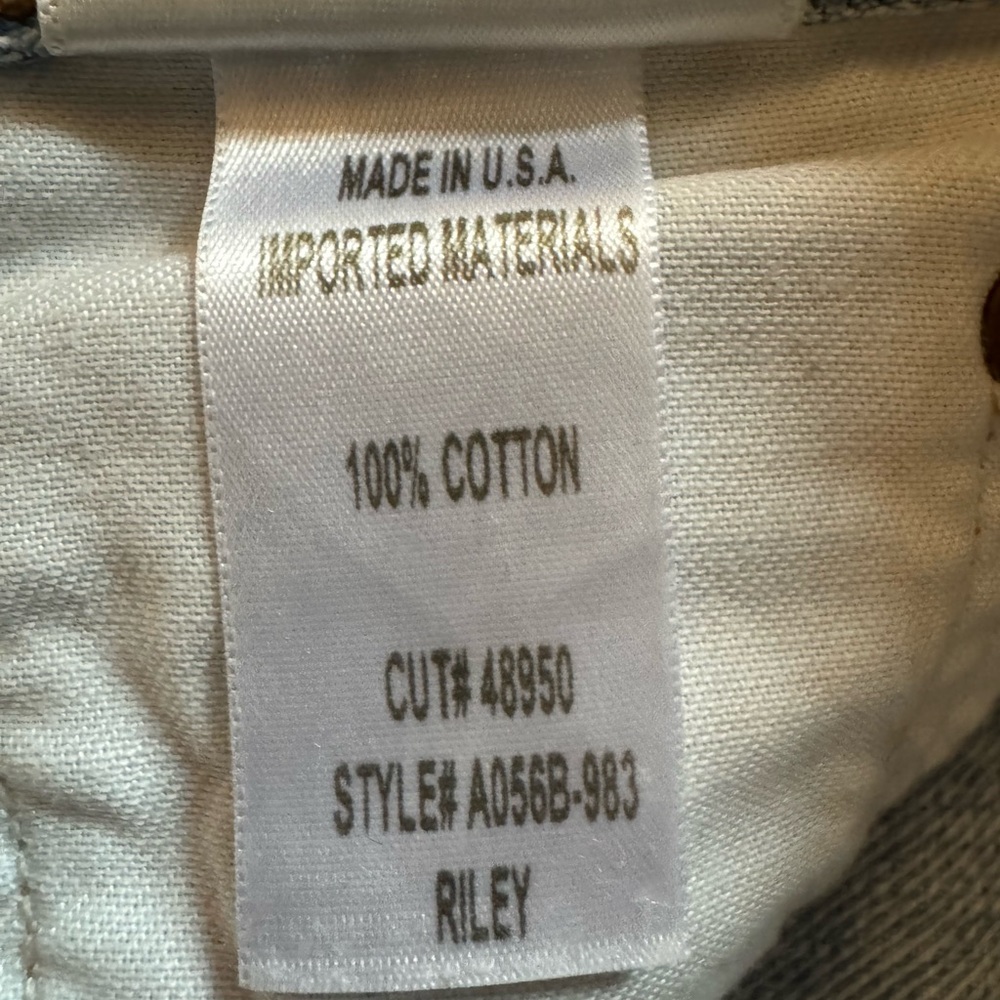 Agolde “Riley” light Blue Distressed Women's Jeans - Picture 8 of 9